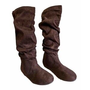 JG Women's Suede Brown Boots Size 9 WC-Rebecca-02